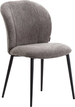 LABEL51 Vino Eetkamerstoel - Grijs - Elite - Stoel - Normale eetkamerstoel