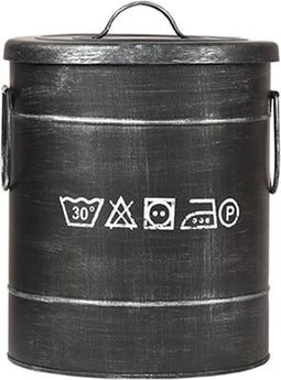 LABEL51 Wasmand Opbergblik - Zwart - Metaal - S