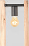 LABEL51 Woody Vloerlamp - Bruin - Hout