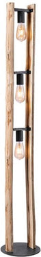 LABEL51 Woody Vloerlamp - Bruin - Hout