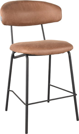 LABEL51 Zack Barkruk - Bruin - Microfiber - Zithoogte 65