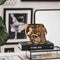 LABEL6 - Housevitamin - Doodshoofd Beeld - Goud - Skull Gold - 15,5x12,5x11,5cm - Plantenbak - Bloembak Doodskop - Skelet Cadeau - Gift