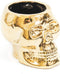 LABEL6 - Housevitamin - Doodshoofd Beeld - Goud - Skull Gold - 15,5x12,5x11,5cm - Plantenbak - Bloembak Doodskop - Skelet Cadeau - Gift