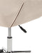 LABELLE - Bureaustoel - Beige - Fluweel