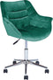 LABELLE - Bureaustoel - Groen - Fluweel