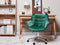 LABELLE - Bureaustoel - Groen - Fluweel