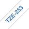 Labeltape Brother P-touch TZE-253 24mm blauw op wit | 1 stuk