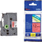 Labeltape Brother P-touch TZE-431 12mm zwart op rood | 1 stuk