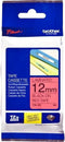 Labeltape Brother P-touch TZE-431 12mm zwart op rood | 1 stuk