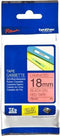 Labeltape Brother P-touch TZE-441 18mm zwart op rood | 1 stuk