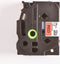 Labeltape Brother P-touch TZE-461 36mm zwart op rood