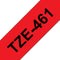 Labeltape Brother P-touch TZE-461 36mm zwart op rood