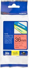 Labeltape Brother P-touch TZE-461 36mm zwart op rood