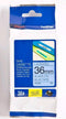Labeltape Brother P-touch TZE-561 36mm zwart op blauw | 1 stuk
