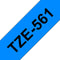 Labeltape Brother P-touch TZE-561 36mm zwart op blauw | 1 stuk