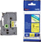 Labeltape Brother P-touch TZE-621 9mm zwart op geel | 1 stuk