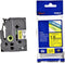 Labeltape Brother P-touch TZE-641 18mm zwart op geel | 1 stuk