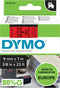 Labeltape Dymo 40917 D1 720720 9mmx7m zwart op rood | 5 stuks