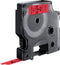 Labeltape Dymo 40917 D1 720720 9mmx7m zwart op rood | 5 stuks