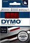 Labeltape Dymo 45807 D1 720870 19mmx7m zwart op rood