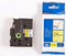 Labeltape flexibel Brother TZe-FX, TZ-FX TZe-FX651 Tapekleur: Geel Tekstkleur:Zwart 24 mm 8 m