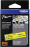Labeltape gelamineerde kabeletiketten Brother FLe FLe-6511 Tapekleur: Geel Tekstkleur:Zwart