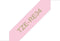 Labeltape textiel ongelamineerd Brother TZe, TZ TZe-RE34 Tapekleur: Roze Tekstkleur:Goud 12 mm 4 m