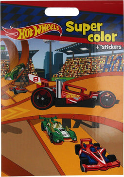 Super Color Kleurboek Hot Wheels