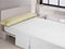 Kussensloop Happy Home MIX COLORS Geel Bed van 150/160 144 Draden 45 x 80 cm (2 Stuks)