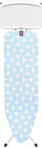 Brabantia Strijkplank B - Stoomstrijkplank met Stoomunithouder - 124 x 38 cm - Fresh Breeze