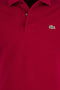 Lacoste L.12.12 Heren Poloshirt - Bordeaux - Maat S