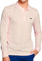 Lacoste - Long Sleeve Pique Polo - L1312 Polo - 5 - Roze