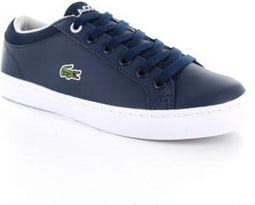 Lacoste Straightset Chukka Unisex Kindersneakers - Blauw - Maat 31