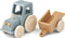 Liewood Clement Tractor met aanhangwagen houten speelgoed - Blue Fog