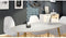 Ladekast met 2 deuren, 1 lade - Wit/Eiken - Uitlopende massief houten basis - 98,7 x 39,1 x 81,7 cm - TVILUM