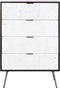 Ladenkast DKD Home Decor 70 x 40 x 105 cm Wit Donkerbruin Mangohout