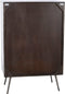 Ladenkast DKD Home Decor 70 x 40 x 105 cm Wit Donkerbruin Mangohout