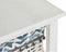 Ladenkast DKD Home Decor Blauw Wit vlechtwerk Paulownia hout (40 x 29 x 59 cm)