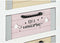 Ladenkast DKD Home Decor Grijs Beige Roze Wit Kinderen Paulownia hout (40 x 29 x 73,5 cm)