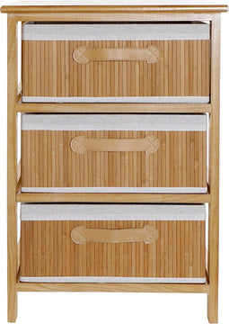Ladenkast DKD Home Decor Natuurlijk Bamboe Paulownia hout 42 x 32 x 63 cm