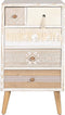 Ladenkast DKD Home Decor Spar Natuurlijk Katoen Wit (48 x 35 x 89 cm)