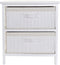 Ladenkast DKD Home Decor Wit Bamboe Paulownia hout 42 x 32 x 45 cm