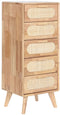 Ladenkast Home ESPRIT Natuurlijk Metaal Rubberwood 40 x 30 x 78 cm