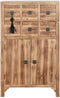Ladenkast Home ESPRIT Zwart Natuurlijk Spar Hout MDF Orientaals 63 x 27 x 101 cm