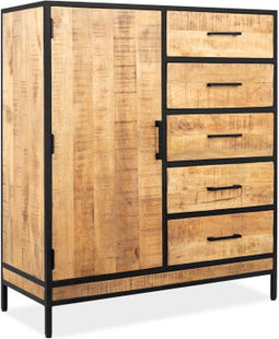 Ladenkast Mango Metaal | 120 cm hoog