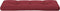 vidaXL - Palletkussen - 120x40x12 - cm - stof - wijnrood
