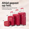SKYCASES Travel One - Handbagage Koffer - 40L - Cijferslot - 35x21x54 cm - Lichtgewicht - Rood