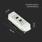 V-TAC VT-22061 LED Strip Light - Accessories - Waterproof - Plastic Power Supply - IP44 - White - 60W