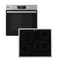 Bauknecht BAKO 760 Steam - Inbouw Oven Set - Keramische Kookplaat 4 zones A+ - Zwart/Inox
