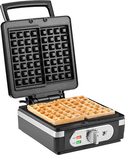 Lafe GFB-003 professionele wafelijzer voor 2 Brusselse wafels met non-stick coating - 1400W - koud blijvend handvat - regelbare thermostaat